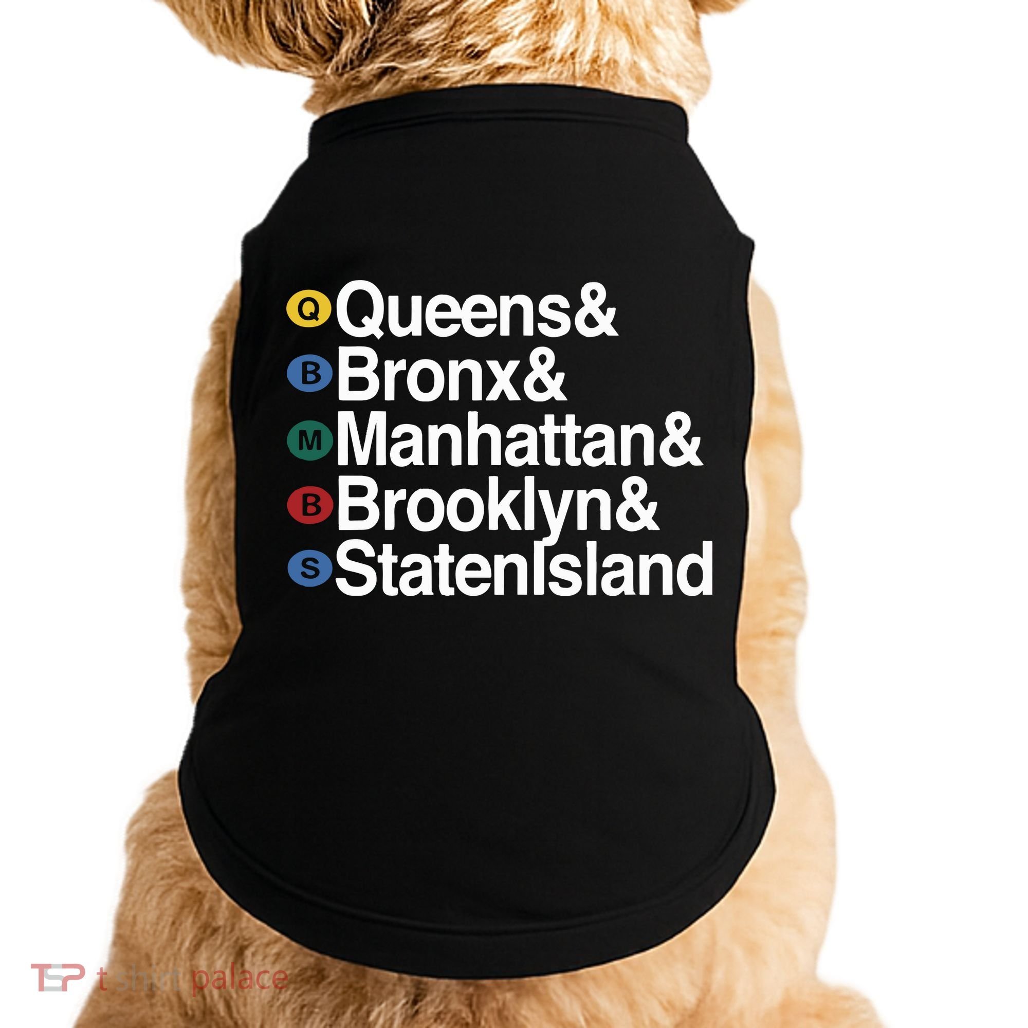 New York 5 Boroughs Doggie Tank