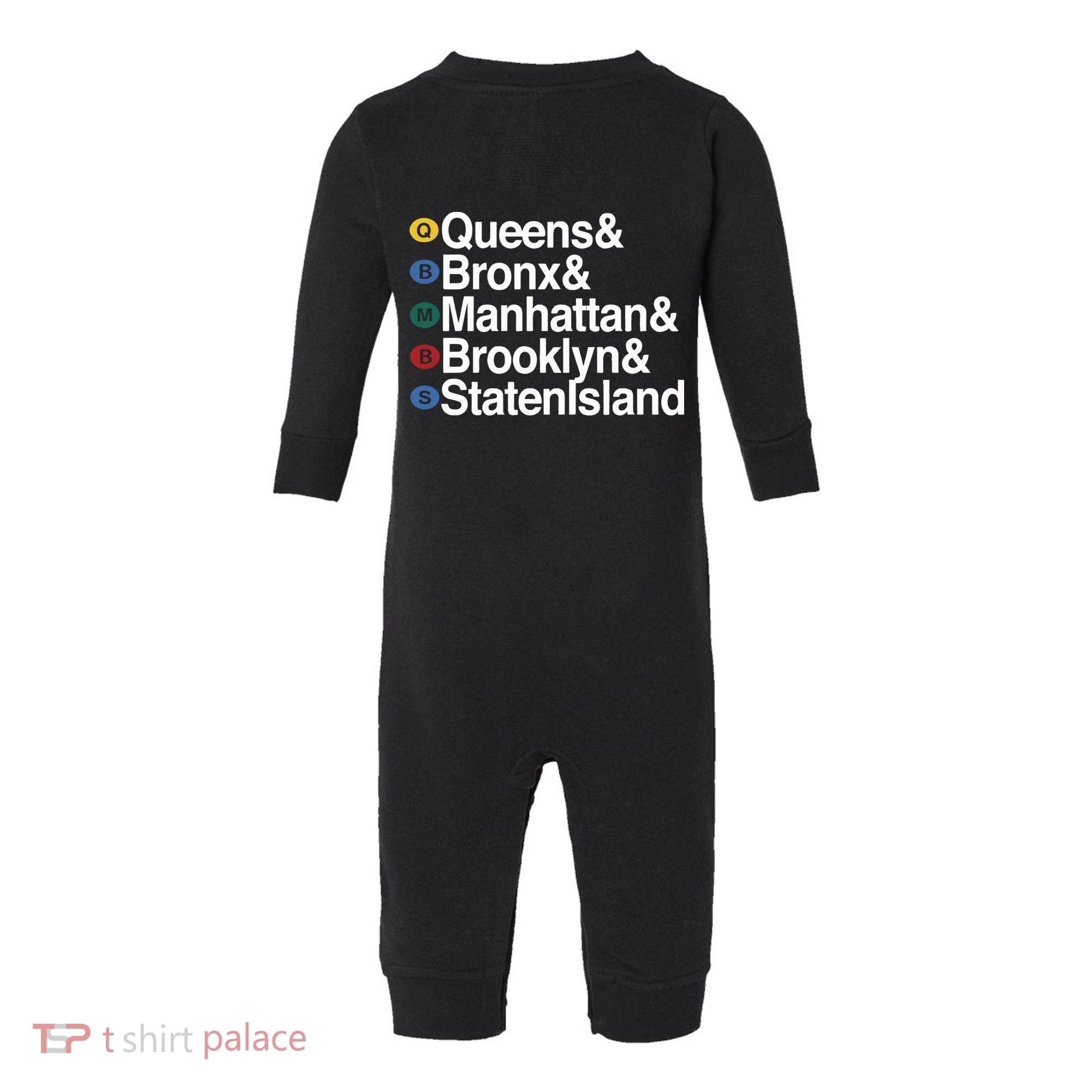 New York 5 Boroughs Infant Fleece One Piece