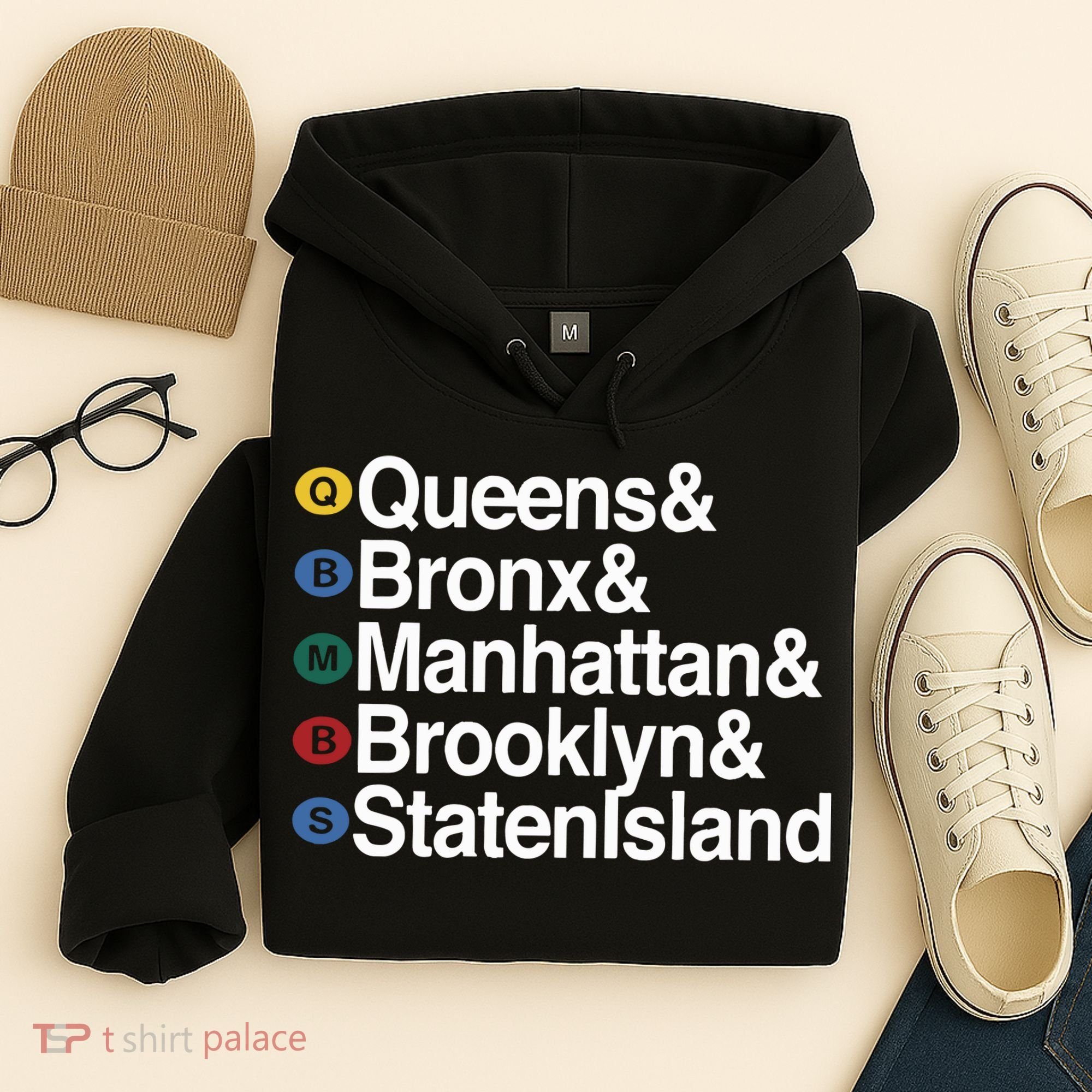 New York 5 Boroughs Hoodie