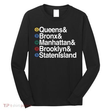New York 5 Boroughs Long Sleeve Shirt