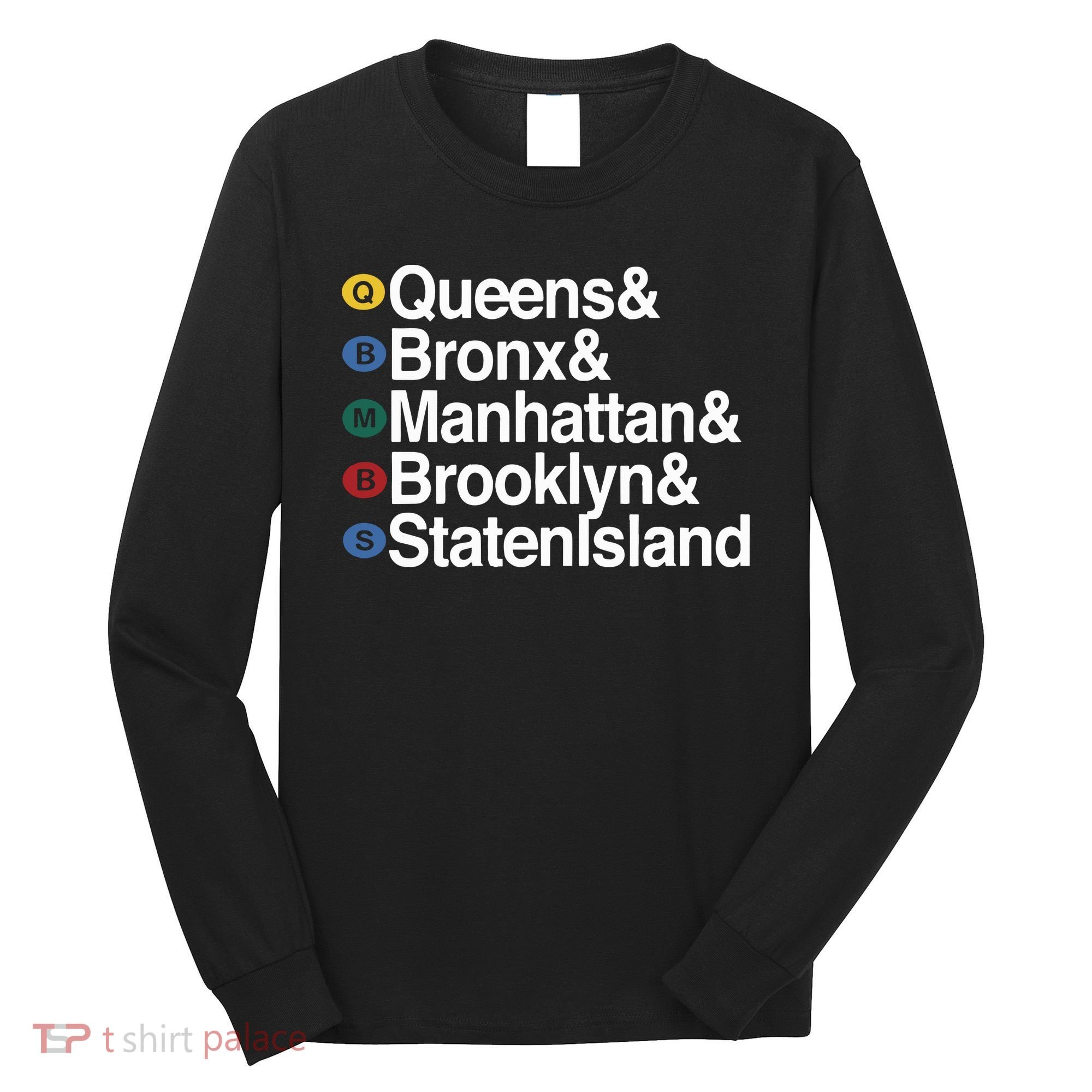 New York 5 Boroughs Long Sleeve Shirt