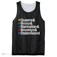New York 5 Boroughs Mesh Reversible Basketball Jersey Tank thumb 0