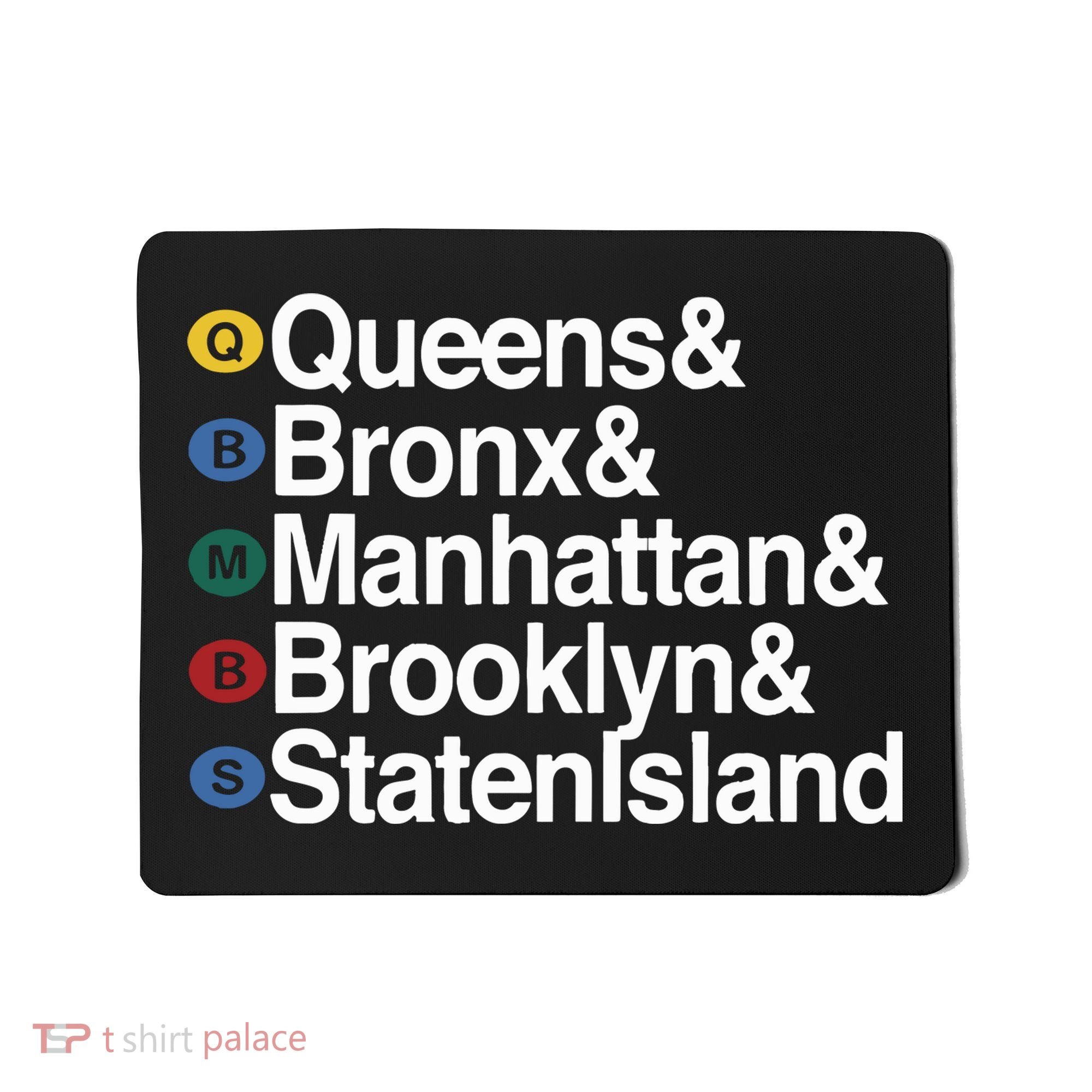 New York 5 Boroughs Mousepad