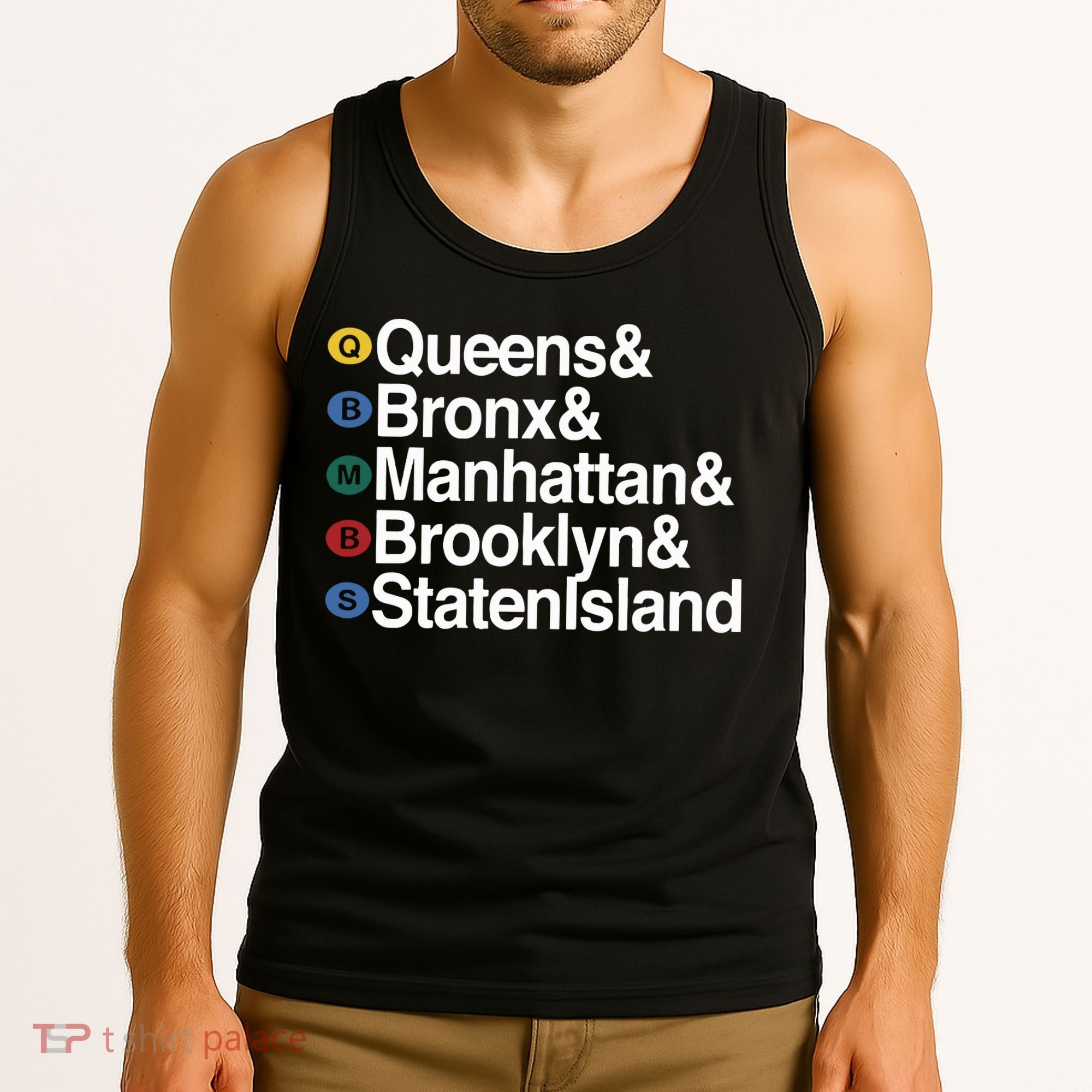 New York 5 Boroughs Tank Top