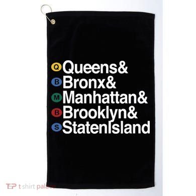 New York 5 Boroughs Golf Towel
