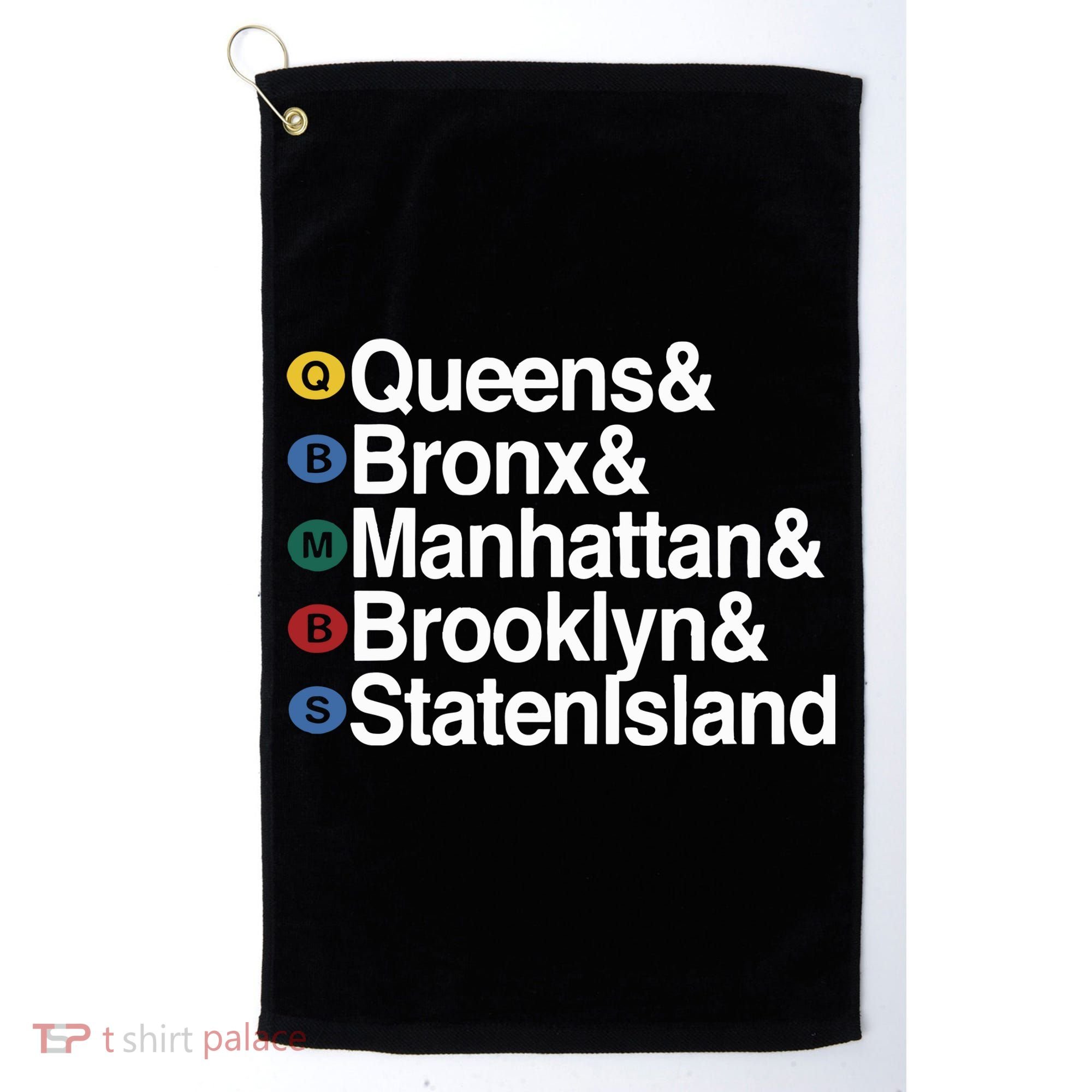 New York 5 Boroughs Golf Towel