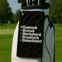 New York 5 Boroughs Golf Towel thumb 2