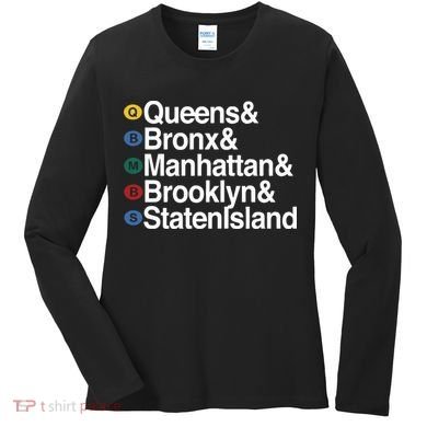 New York 5 Boroughs Women's Long Sleeve Shirt