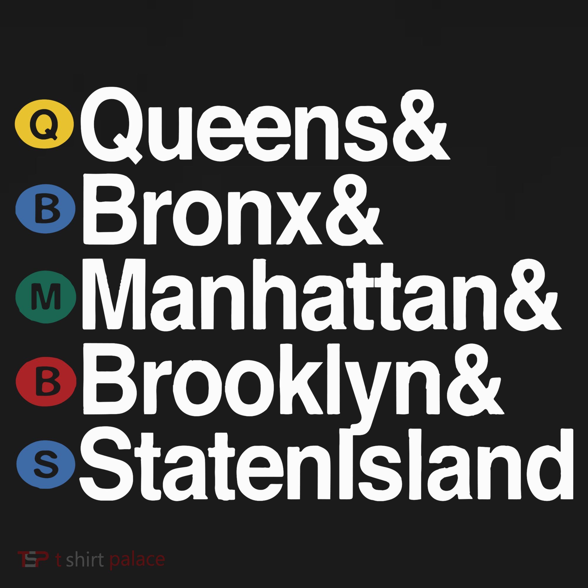 New York 5 Boroughs Women's T-Shirt