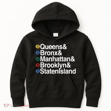 New York 5 Boroughs Kids Hoodie