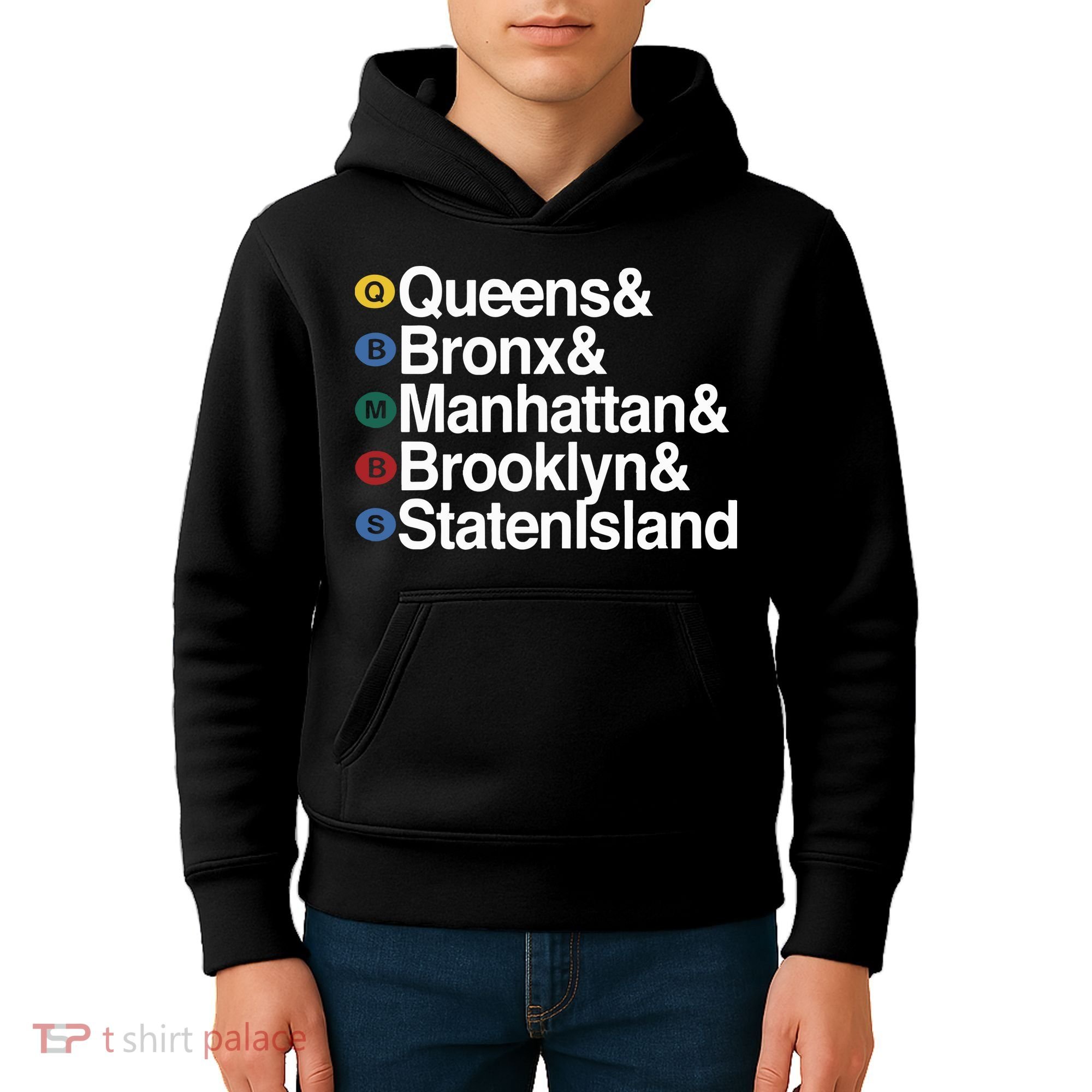 New York 5 Boroughs Kids Hoodie