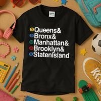 New York 5 Boroughs Kids T-Shirt thumb 3