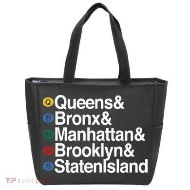 New York 5 Boroughs Tote Bag
