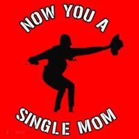 Now You A Single Mom Mother Day Santa Hat thumb 1