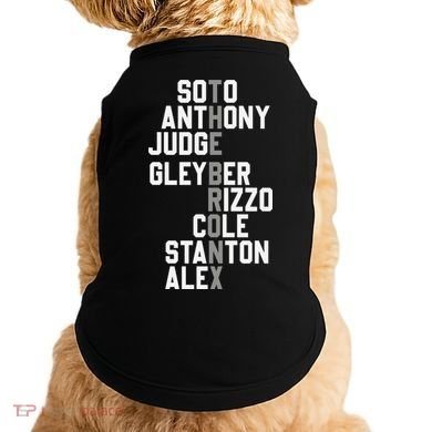 New York Baseball Player Name Doggie Tank