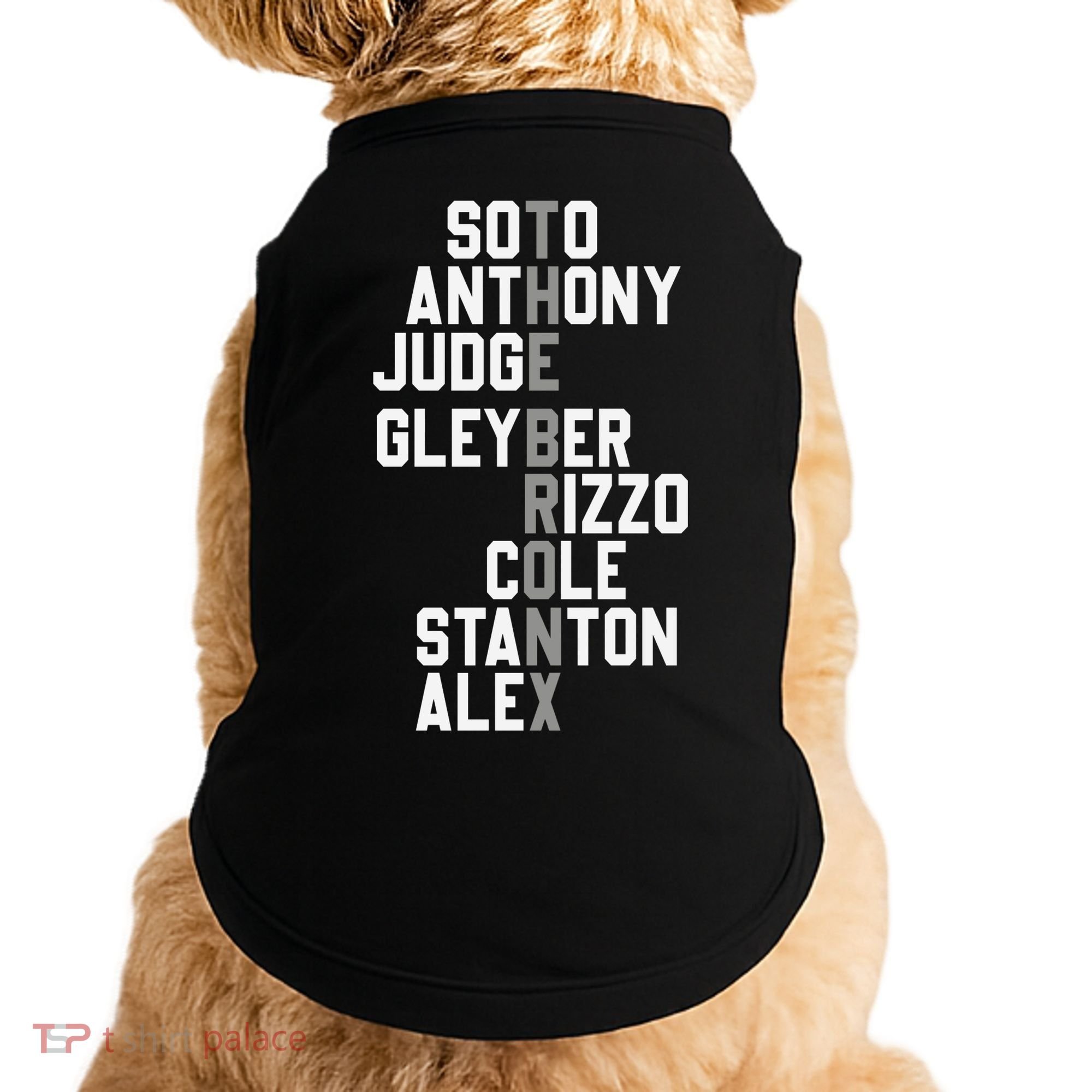 New York Baseball Player Name Doggie Tank