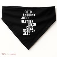 New York Baseball Player Name USA-Made Doggie Bandana thumb 0