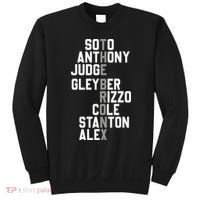 New York Baseball Player Name Sweatshirt thumb 0