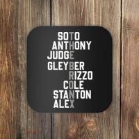New York Baseball Player Name Coaster thumb 0