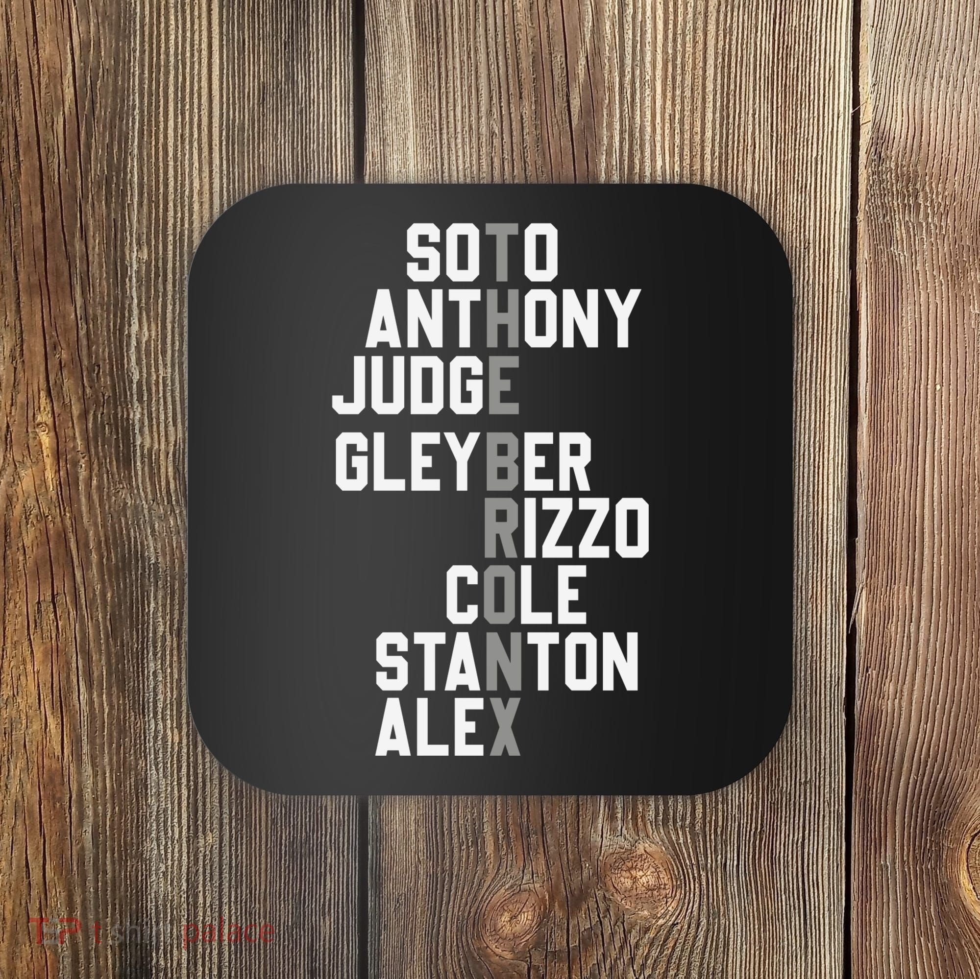 New York Baseball Player Name Coaster