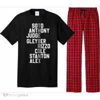 New York Baseball Player Name Pajama Set thumb 0