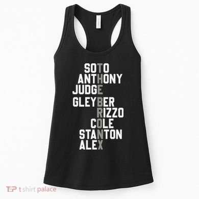 New York Baseball Player Name Women's Tank Top
