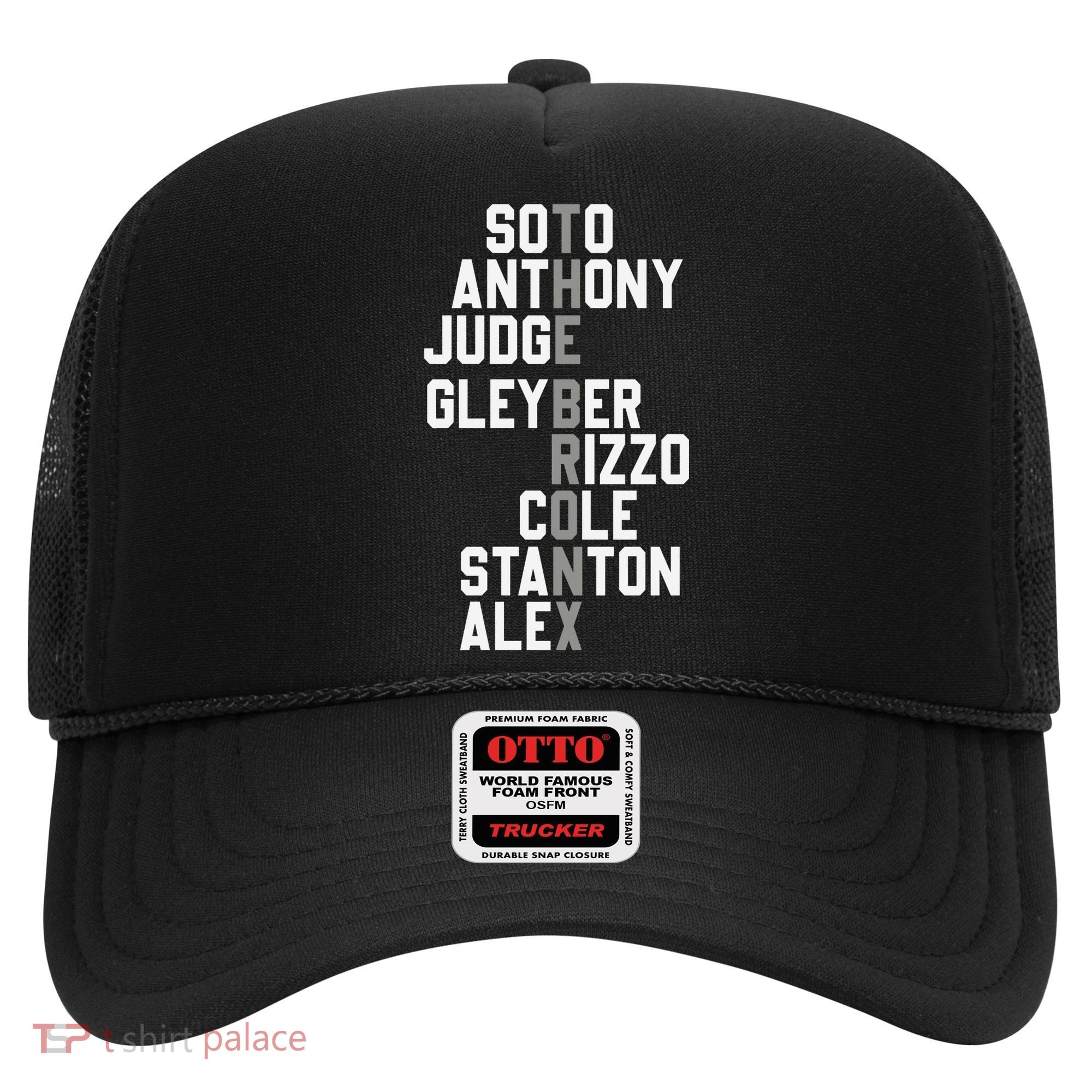 New York Baseball Player Name Hat