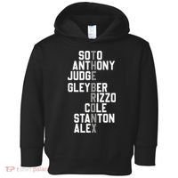 New York Baseball Player Name Toddler Hoodie thumb 0