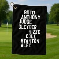 New York Baseball Player Name Golf Towel thumb 1