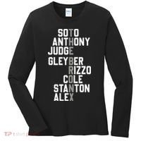 New York Baseball Player Name Women's Long Sleeve Shirt thumb 0