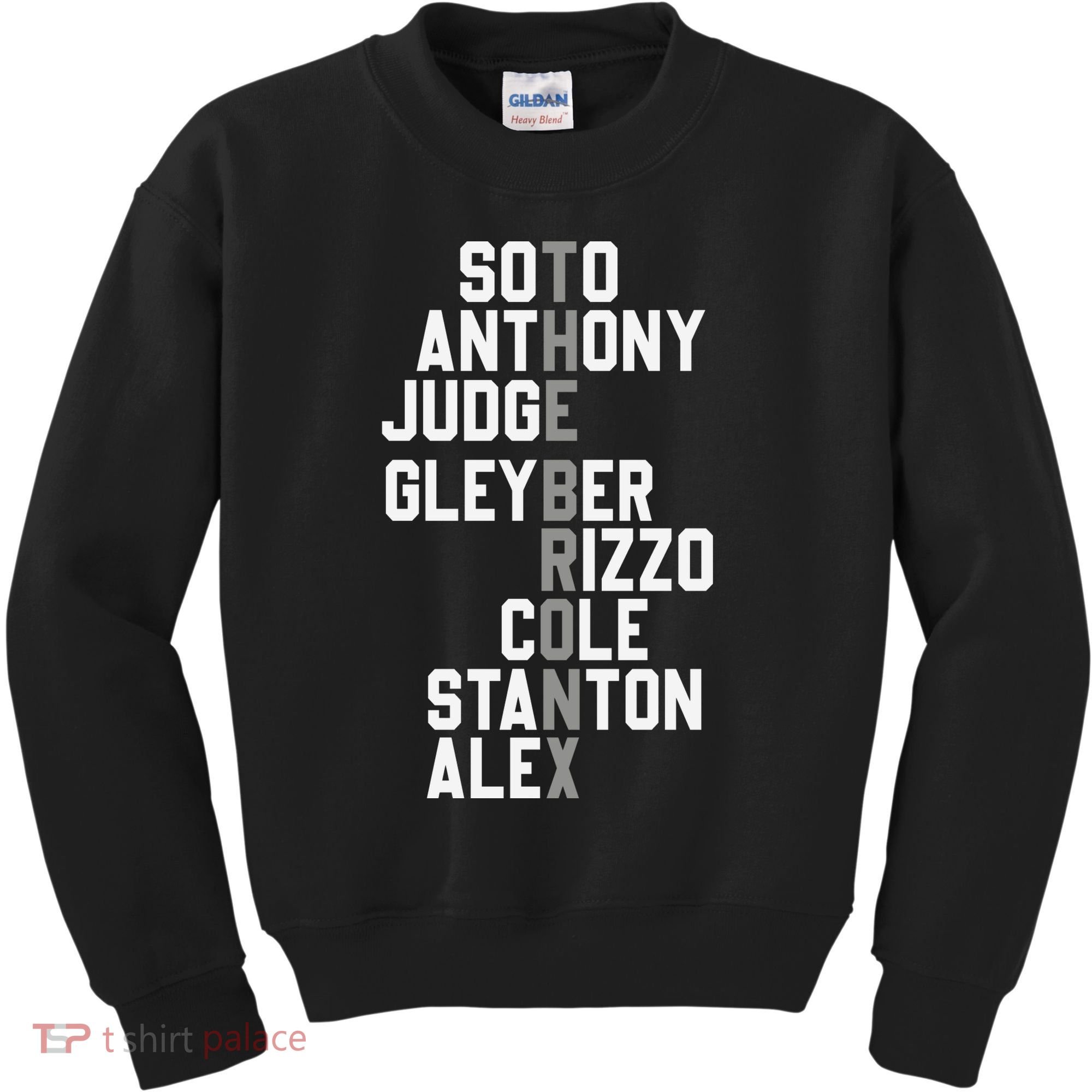 New York Baseball Player Name Kids Sweatshirt