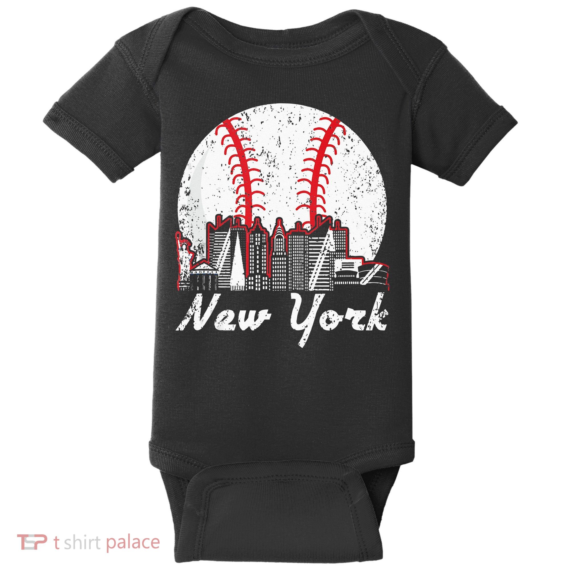 New York Baseball NY Baby Bodysuit