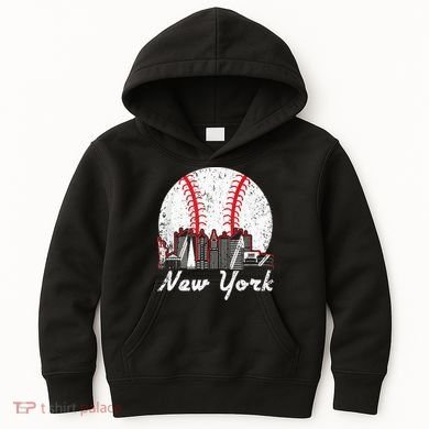 New York Baseball NY Kids Hoodie