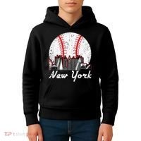 New York Baseball NY Kids Hoodie thumb 4