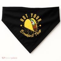 Not Your Breakfast Taco USA-Made Doggie Bandana thumb 0