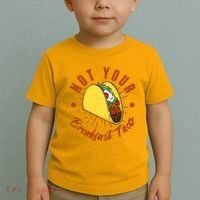 Not Your Breakfast Taco Toddler T-Shirt thumb 2