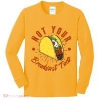 Not Your Breakfast Taco Kids Long Sleeve Shirt thumb 0
