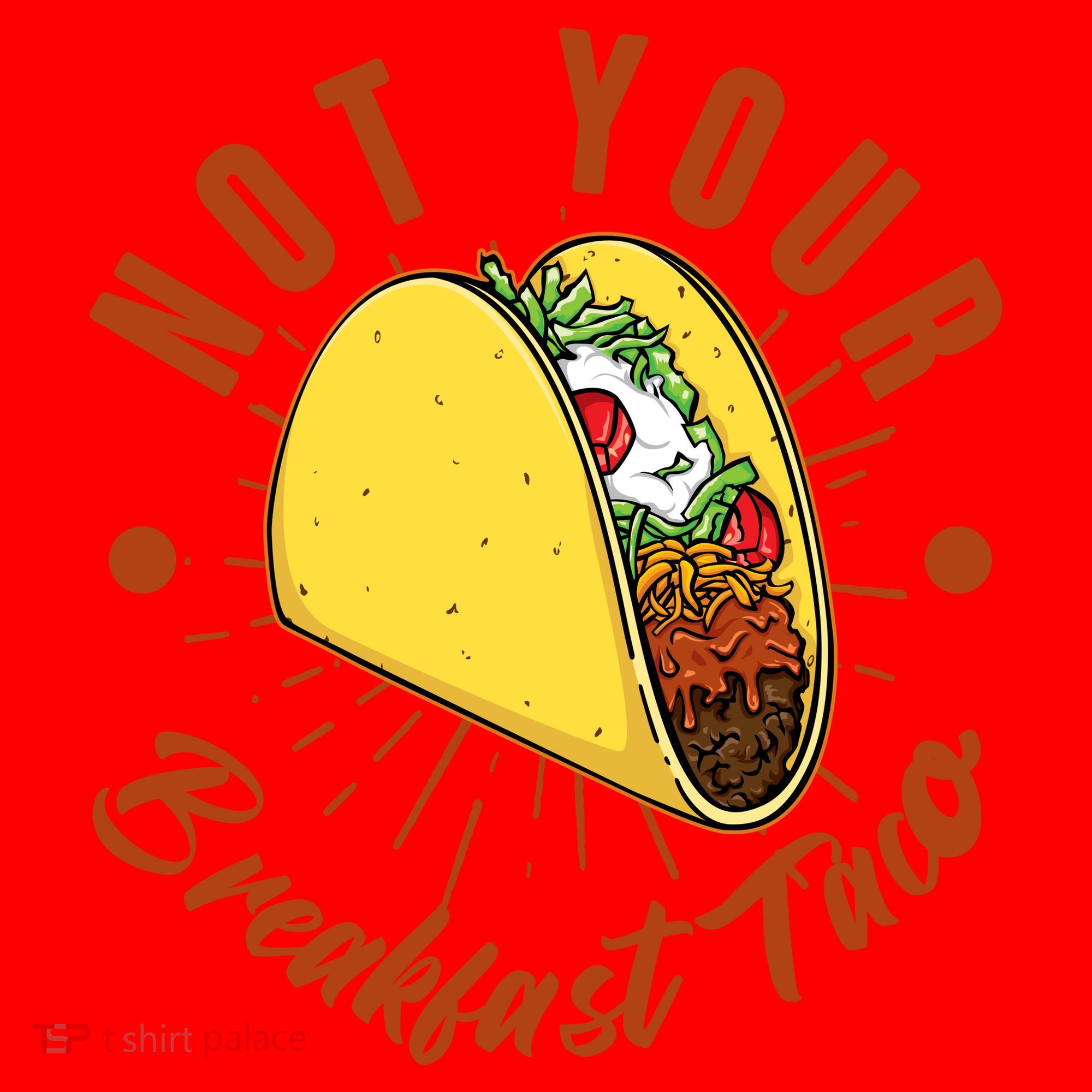 Not Your Breakfast Taco Santa Hat