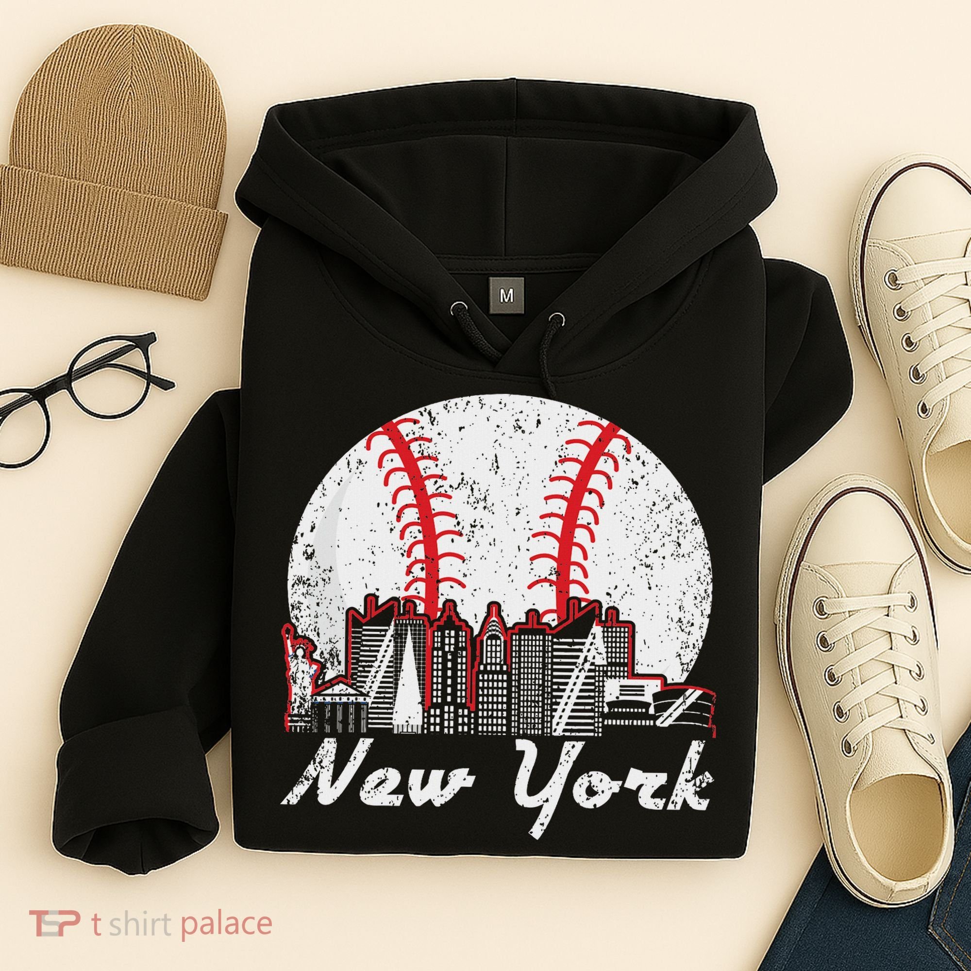 New York Baseball Ny Hoodie