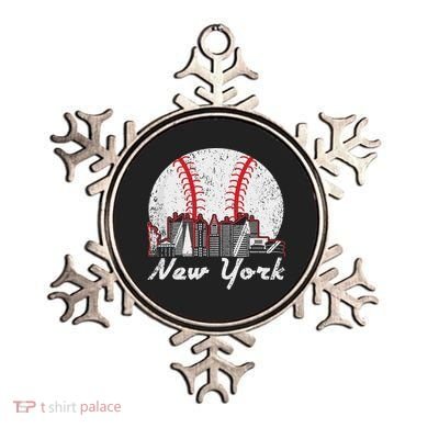New York Baseball Ny Ornament