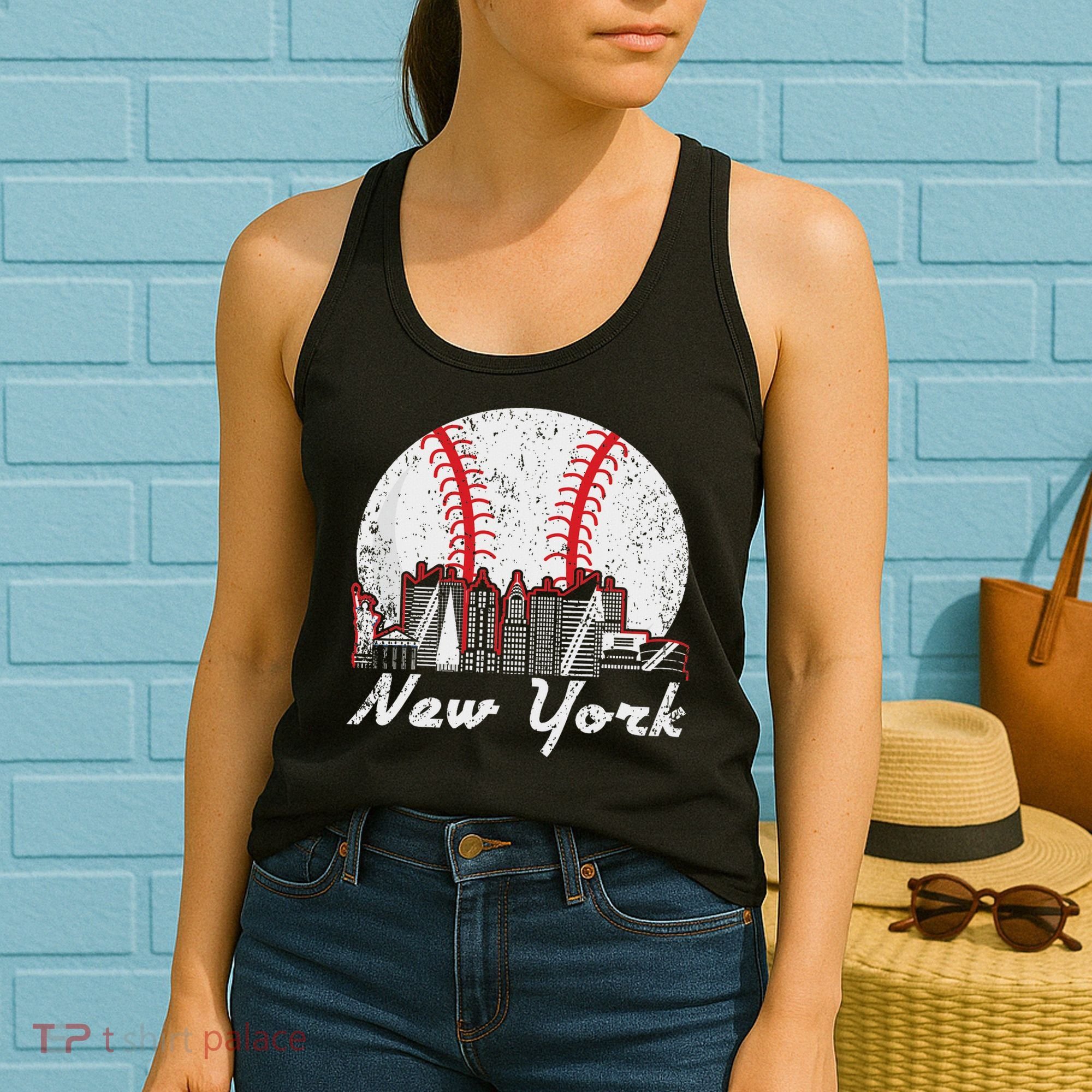 New York Baseball Ny Women's Tank Top