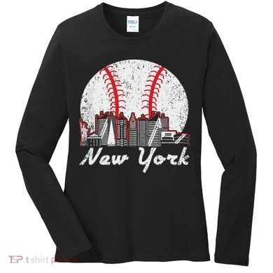 New York Baseball Ny Women's Long Sleeve Shirt