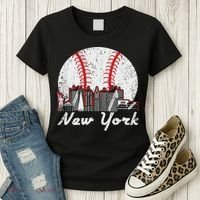 New York Baseball Ny Women's T-Shirt thumb 3