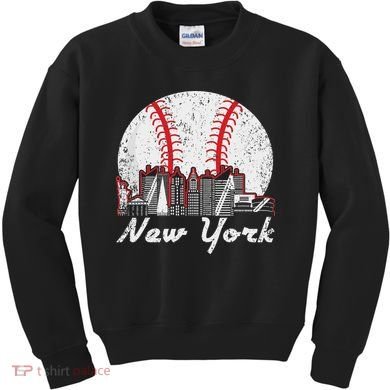 New York Baseball Ny Kids Sweatshirt