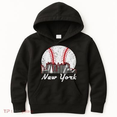 New York Baseball Ny Kids Hoodie