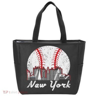 New York Baseball Ny Tote Bag