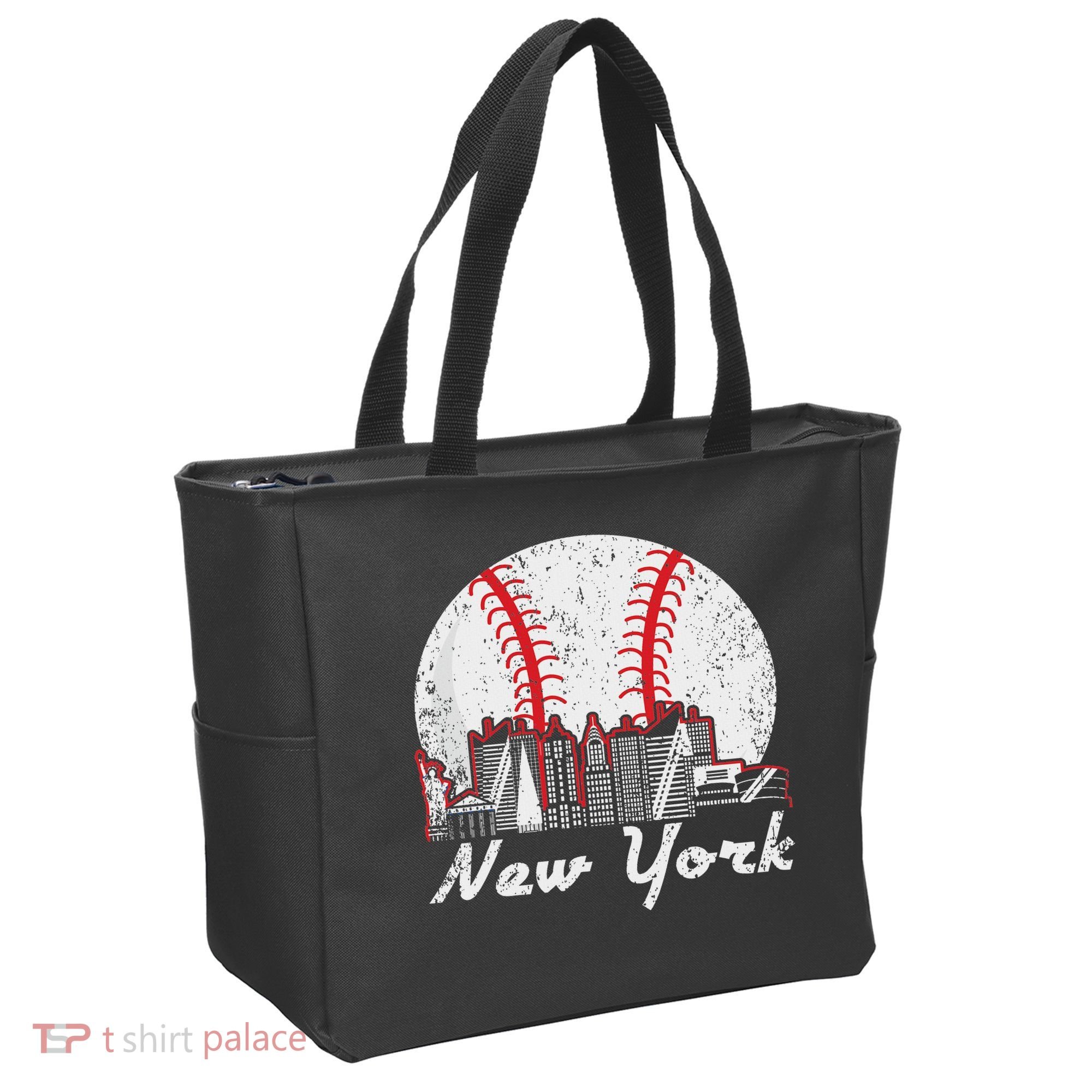 New York Baseball Ny Tote Bag