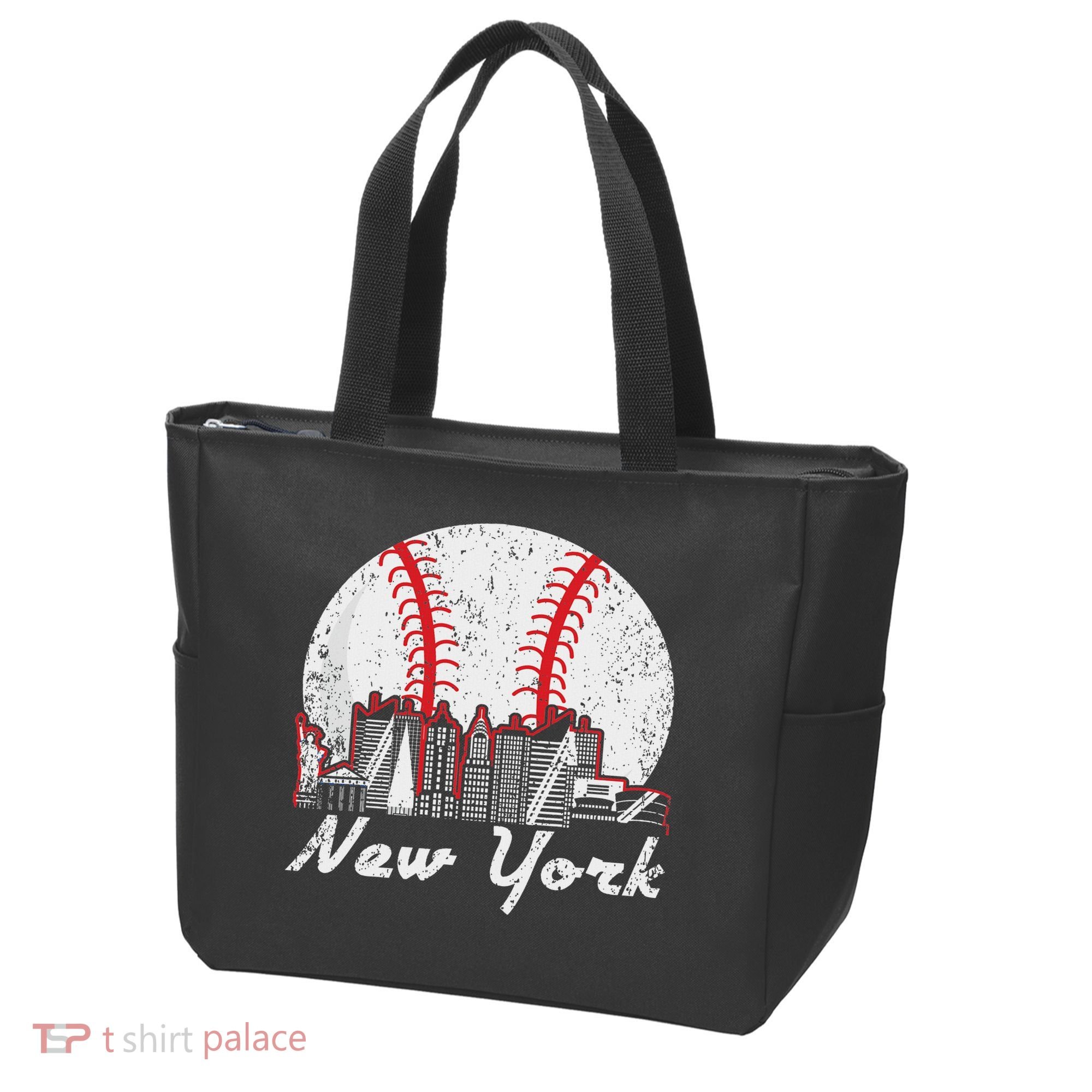 New York Baseball Ny Tote Bag