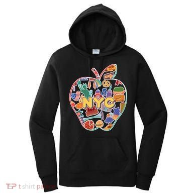 NYC Apple Doodle Women's Hoodie