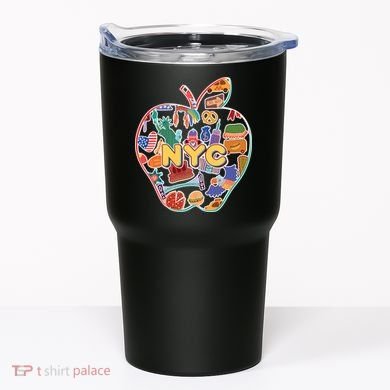 NYC Apple Doodle Tumbler